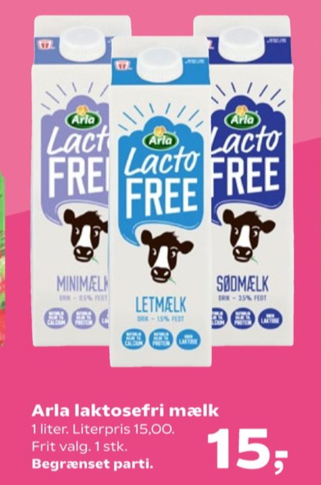 Arla Lacto FREE, Sødmælk