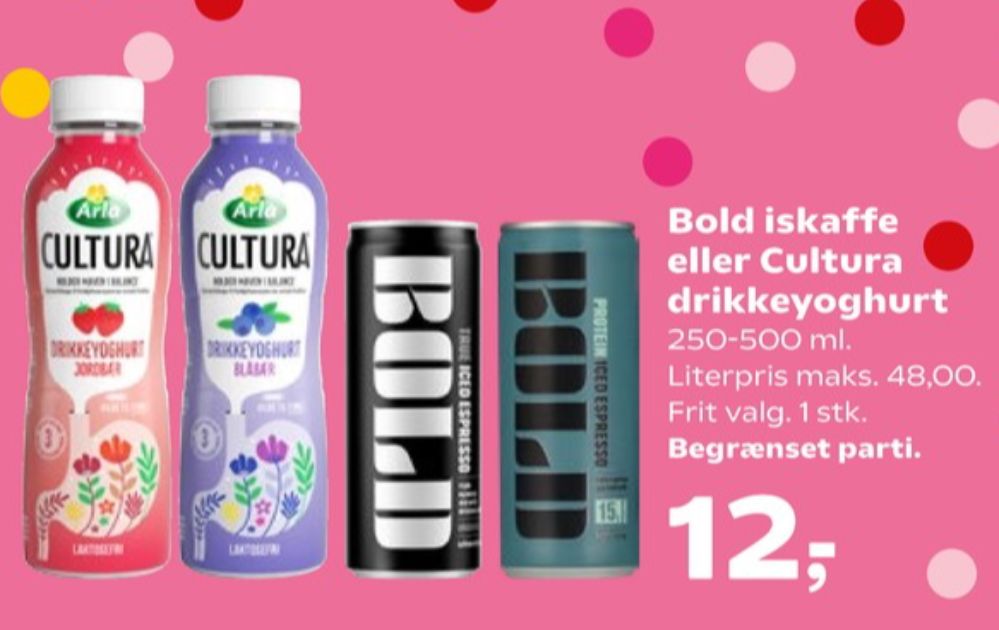 Cultura, Drikkeyoghurt Jordbær