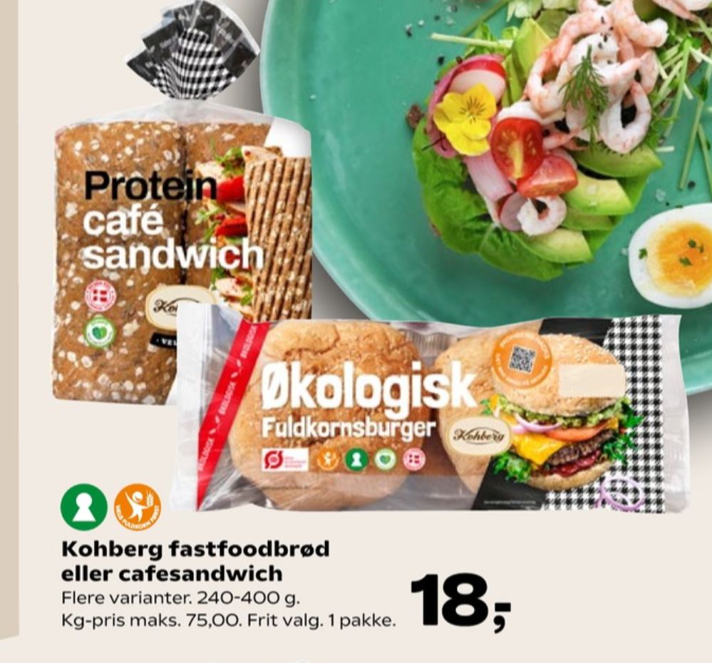 Kohberg, Cafe Sandwich Protein