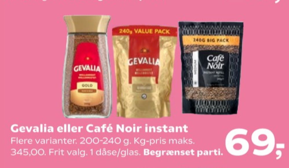 Cafe Noir, Instant Kaffe