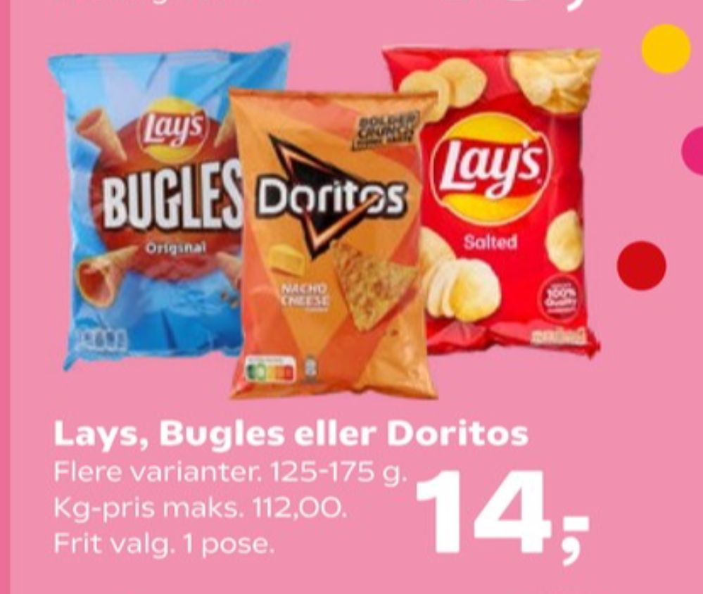 Lays, Saltede Chips