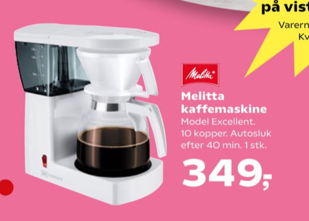 Melitta, Kaffemaskine