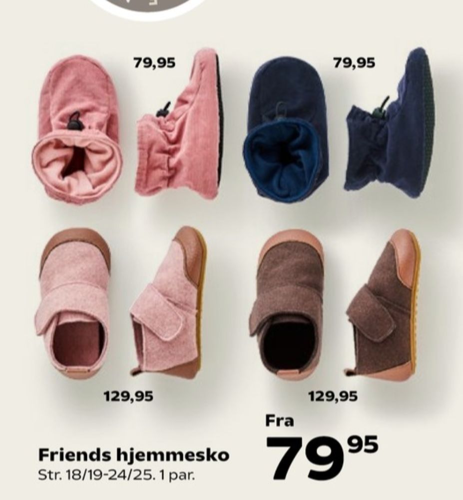 Friends, Børnehjemmesko