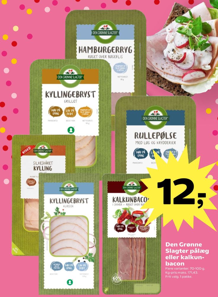 Den Grønne Slagter, Kyllingebryst Grillet
