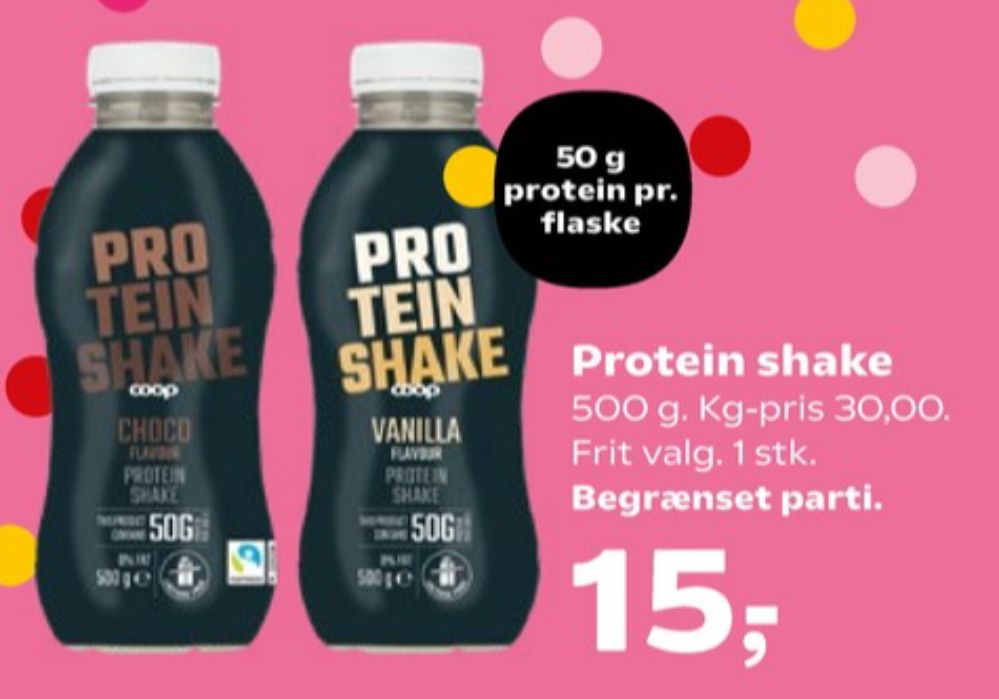 Coop, Protein Shake Vanilje