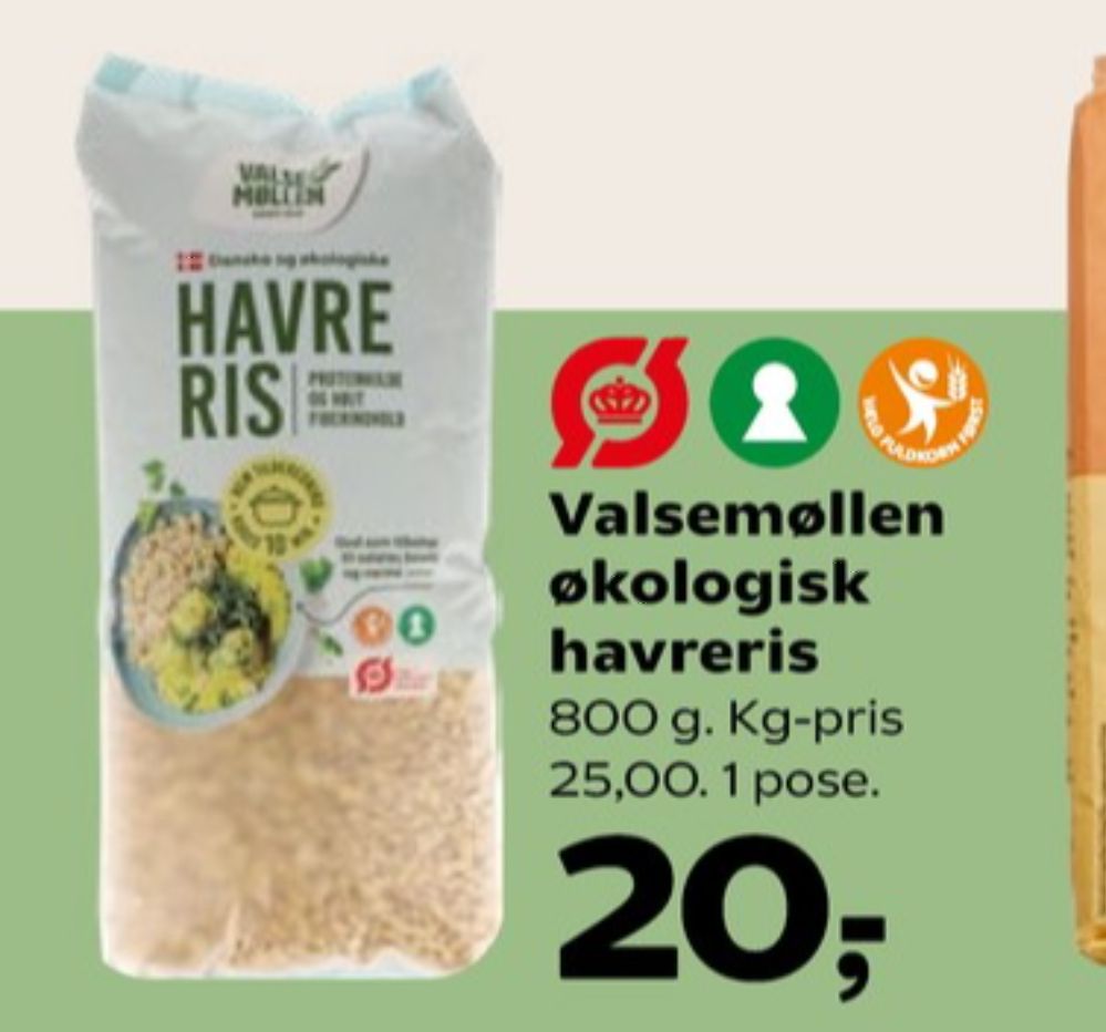 Valsemøllen, Havreris