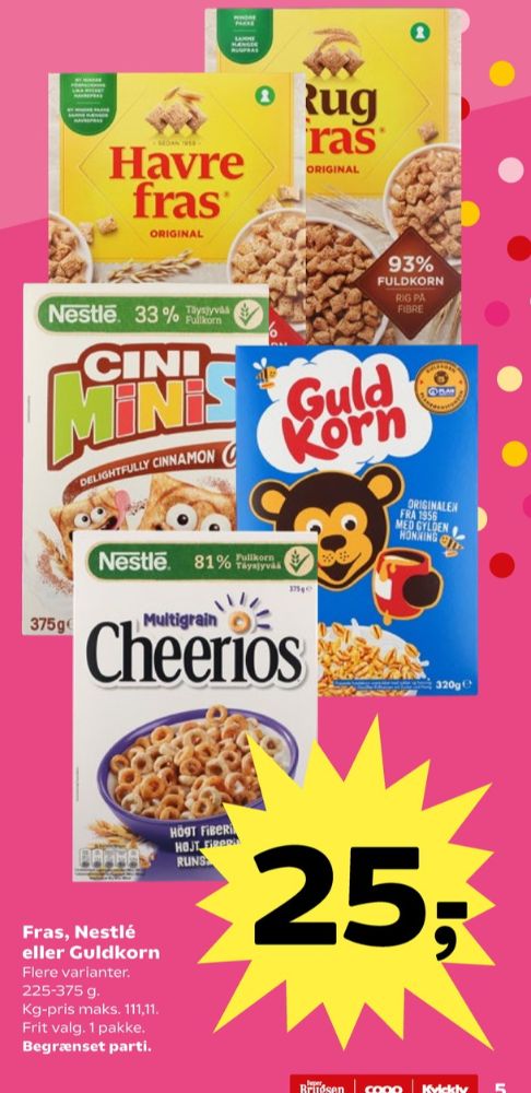 Nestlé Cheerios, Morgenmadsprodukt Cheerios Multigrain