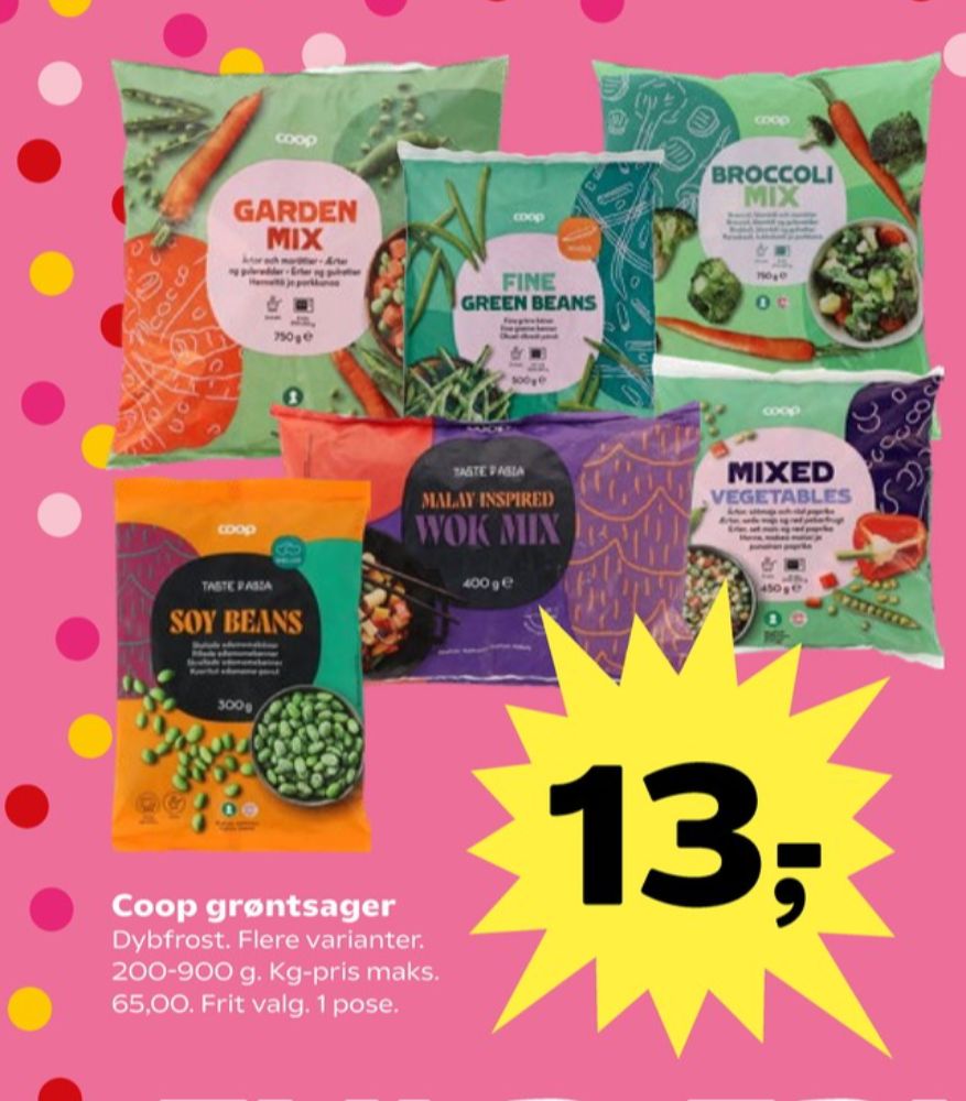 Coop, Mixed Vegetables