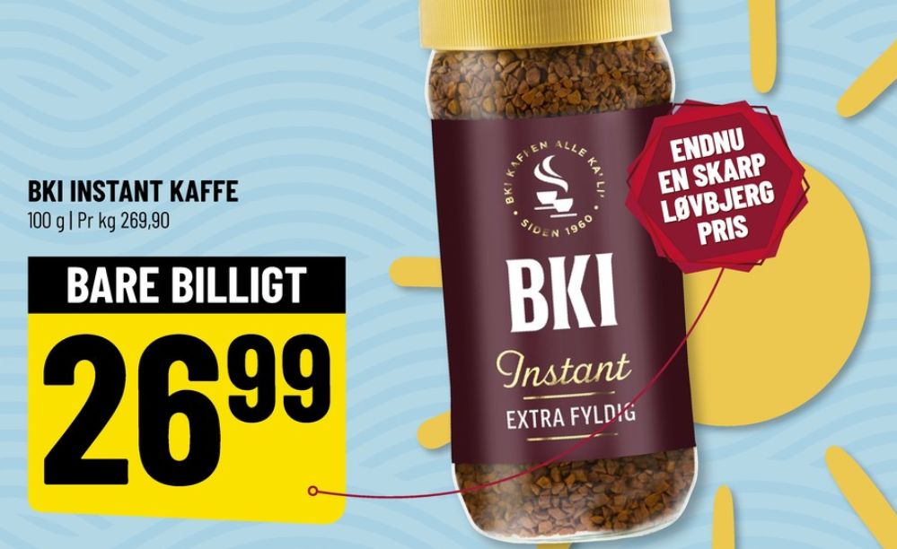 BKI Extra, Instant Kaffe