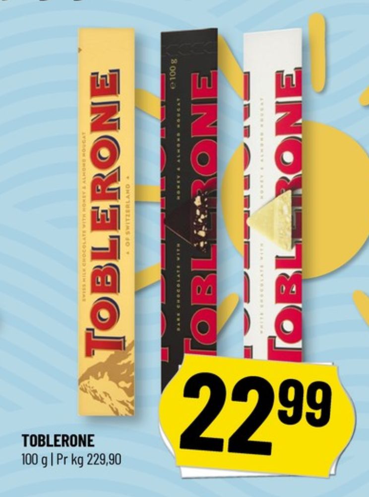 Toblerone, Chokolade White