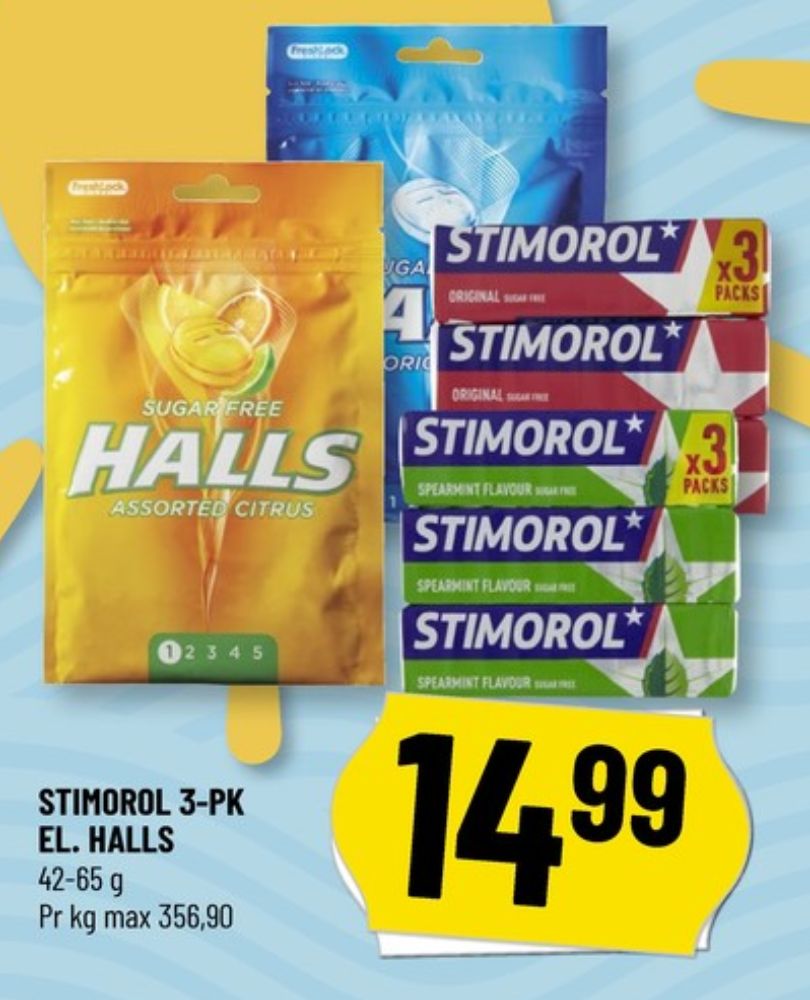 Stimorol, Tyggegummi Spearmint