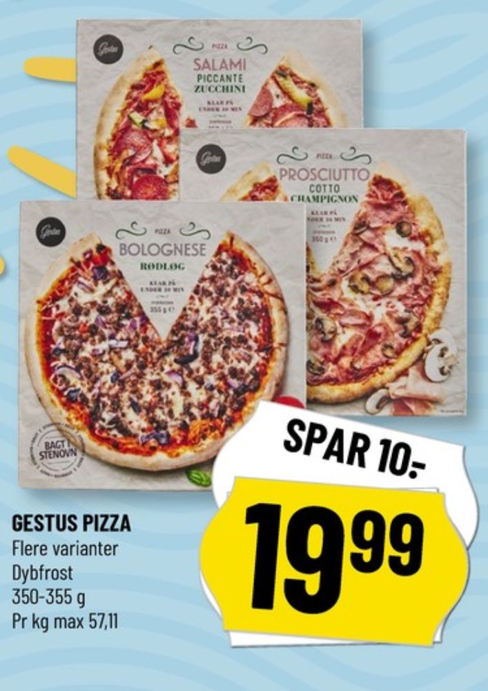 Gestus, Bolognese Rødløg Pizza