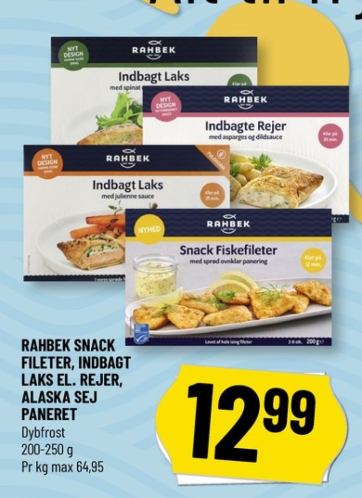 Rahbek, Indbagte Rejer med Asparges og Dildsauce
