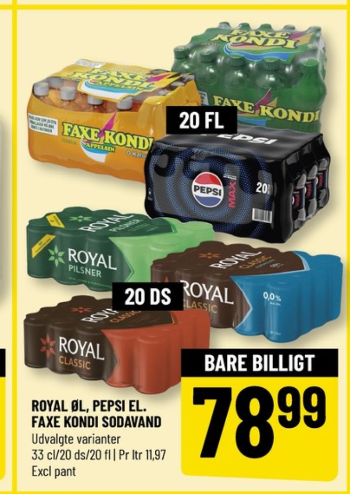 Royal Classic, Øl 20 pk.