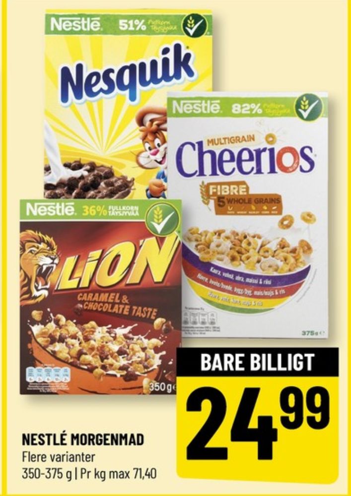 Nestlé Cheerios, Morgenmadsprodukt Cheerios Multigrain