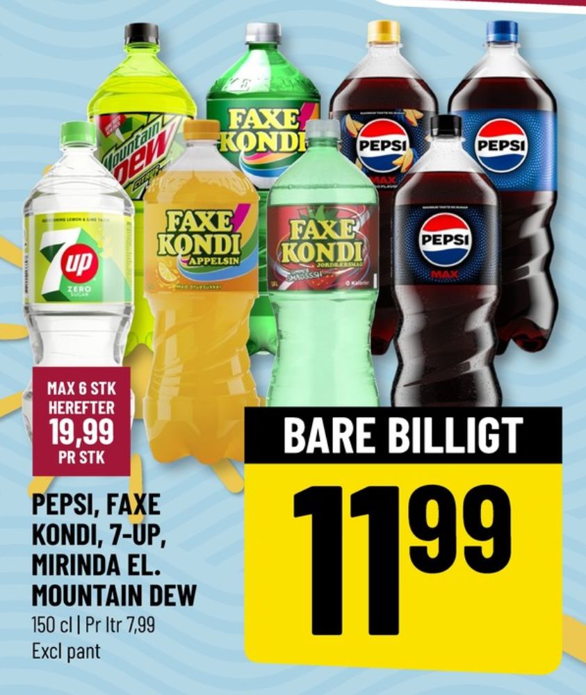 Pepsi Max Mango, Cola