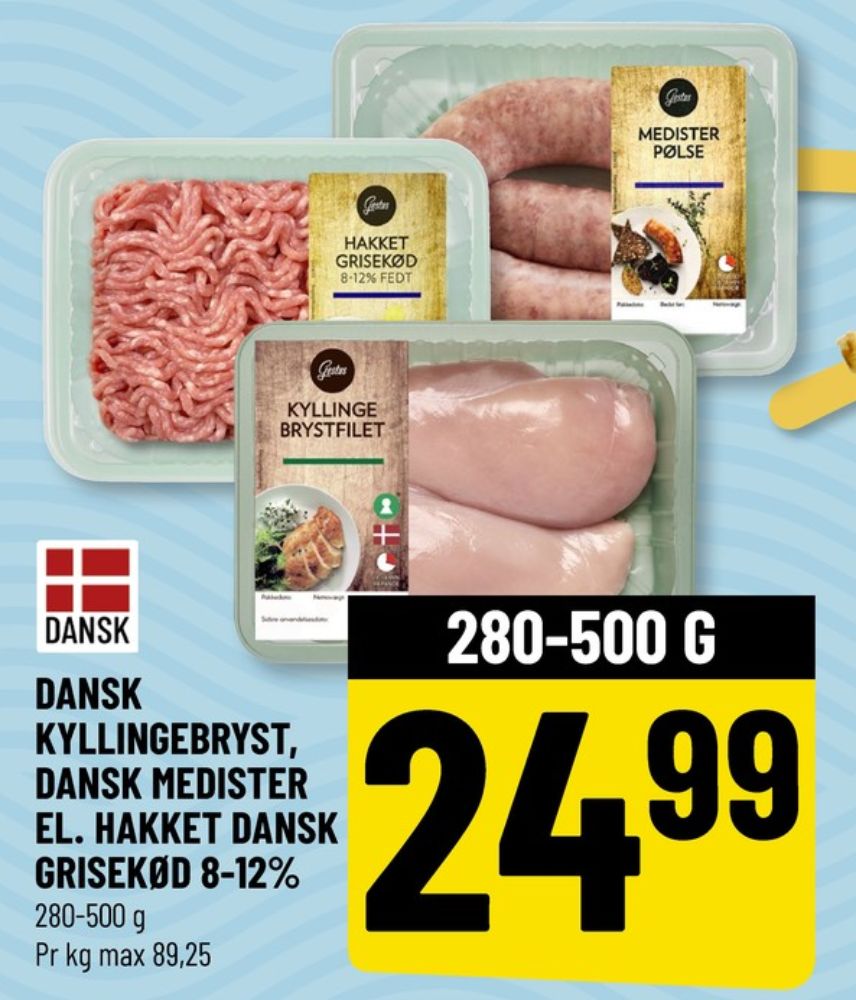 Gestus, Kyllingebrystfilet