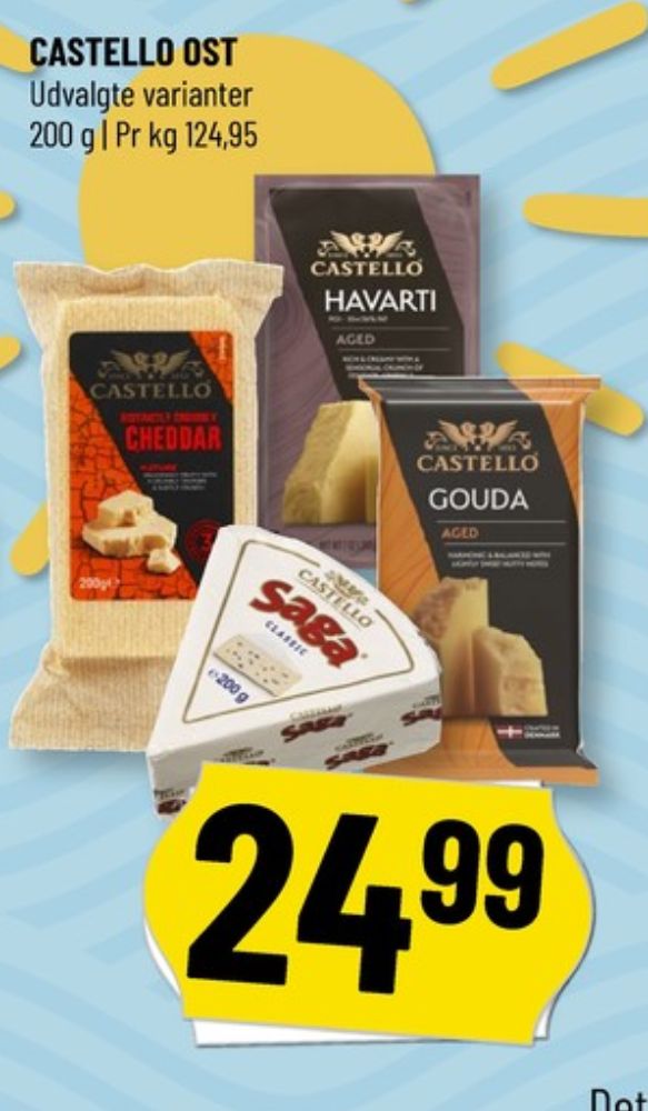 Castello, Cheddar Ekstra lagret