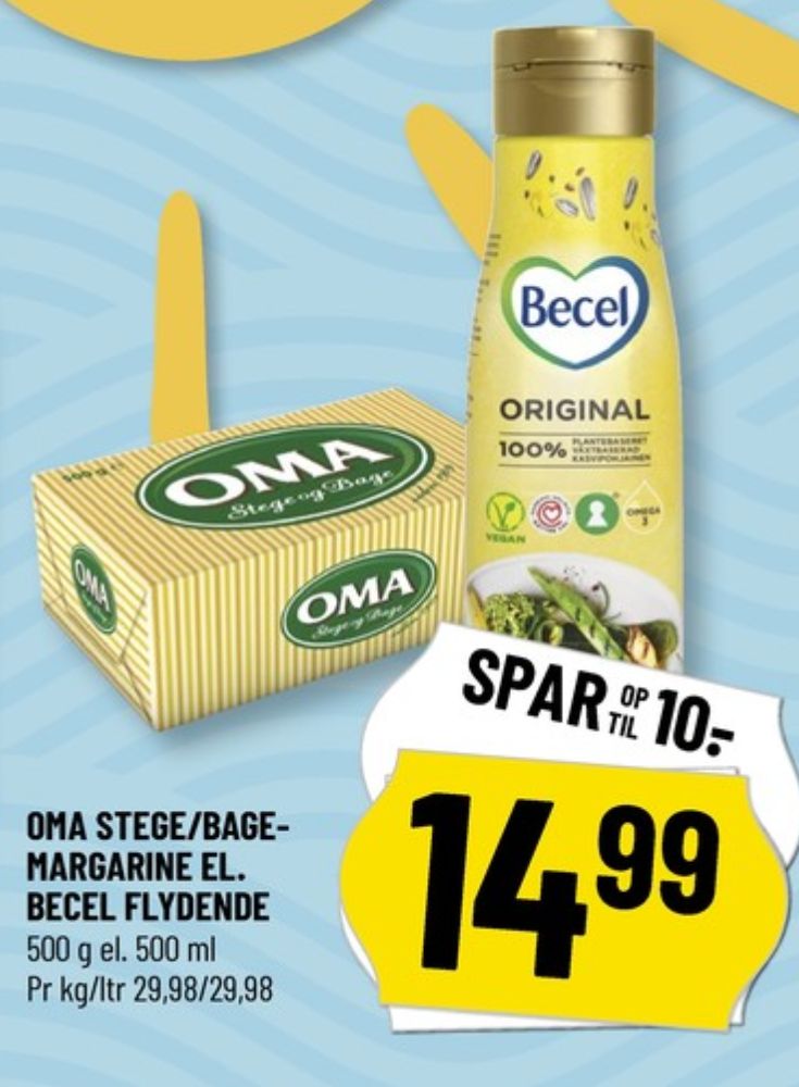 Becel, Margarine - flydende original