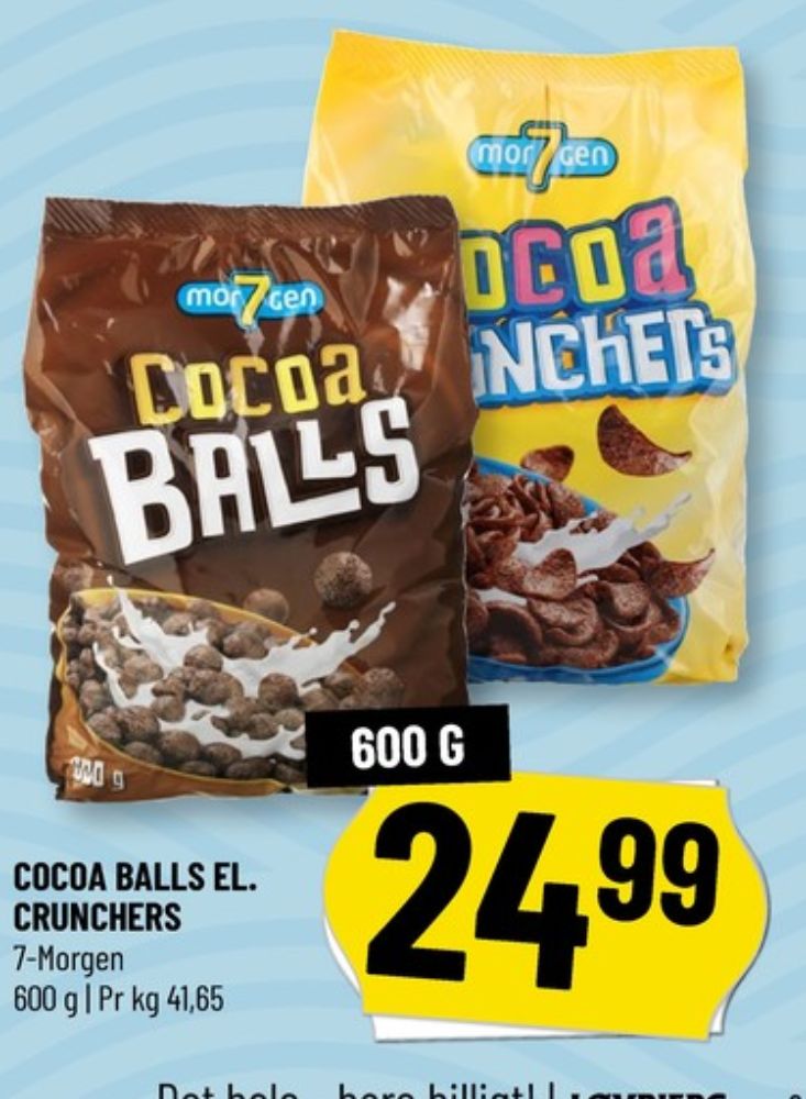 7-Morgen Cocoa Crunchers, Morgenmadsprodukt