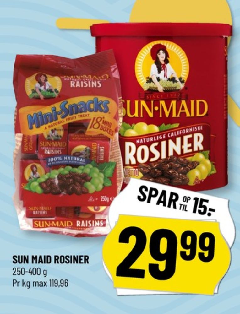 Sun Maid, Rosiner