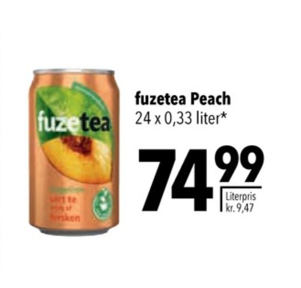 Fuzetea, Ice Tea Peach 24 pk.