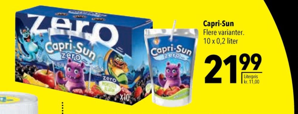 Capri-Sun, Frugtdrik Monsteralarm