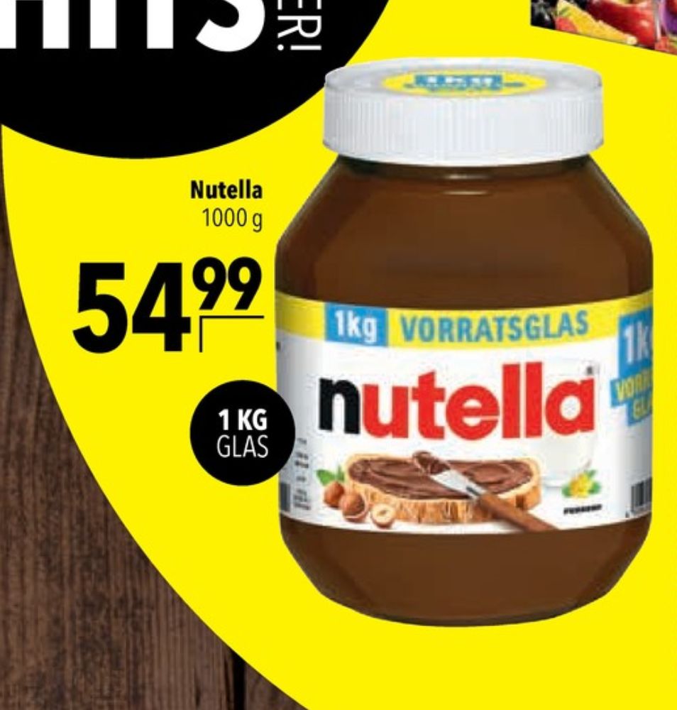 Nutella, Smørepålæg