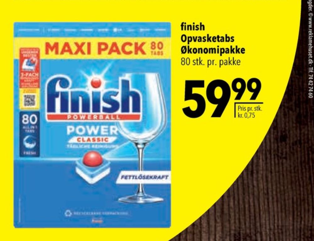 Finish, Maskinopvask-tabs