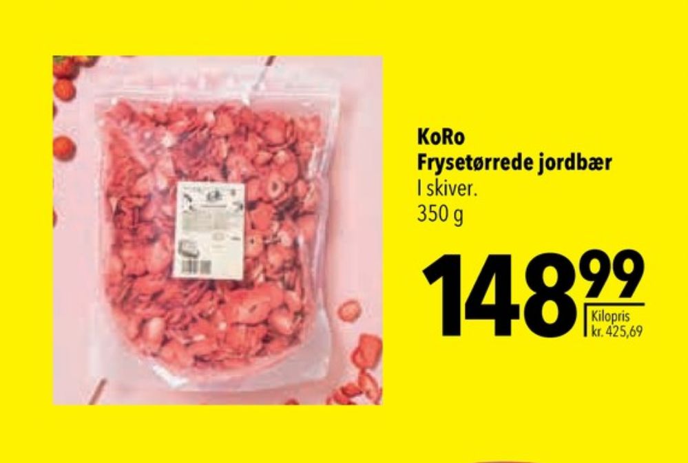 KoRo, Frysetørret bær