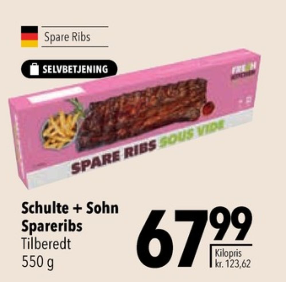 Schulte & Sohn, Spareribs