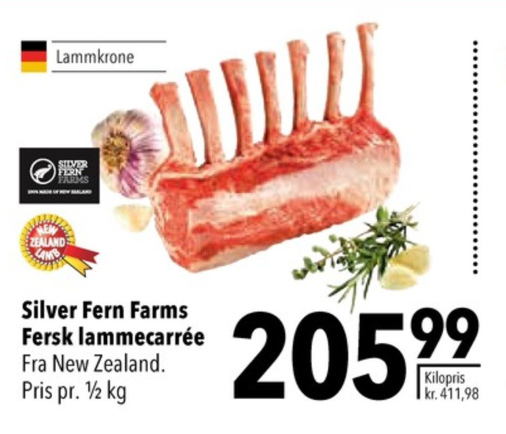 Silver Fern Farms, Lammecarrée