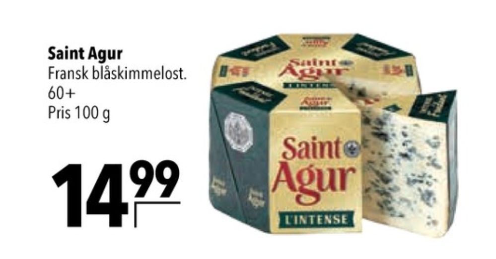 Saint Agur, Skimmelost