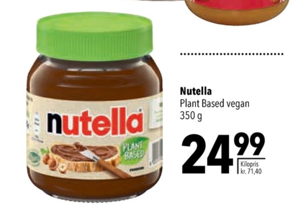 Nutella, Smørepålæg