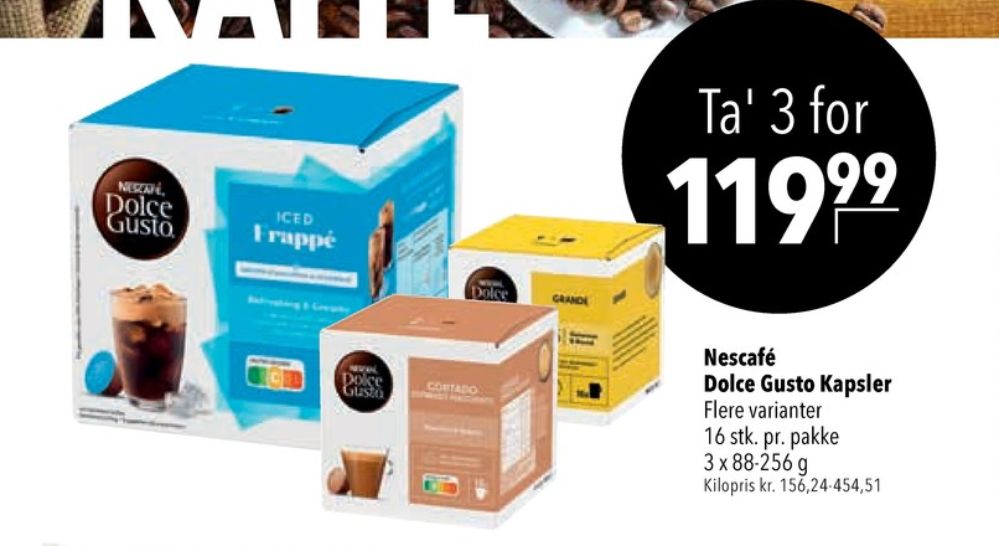 Cafe René Dolce Gusto, Iced Frappe 