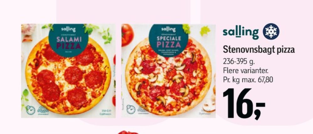 Salling, Salami Pizza
