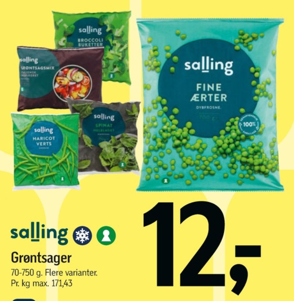 Salling, Fine Ærter