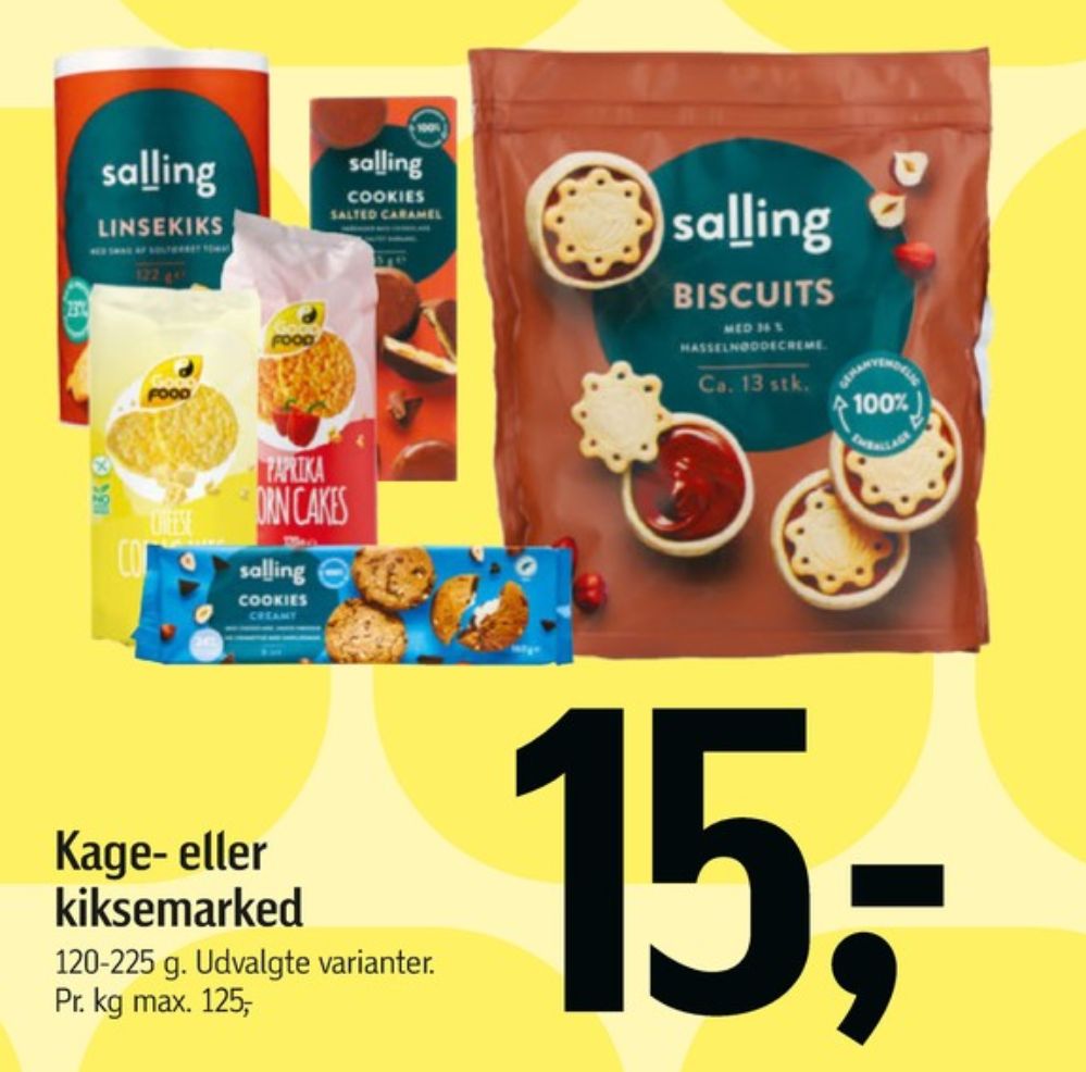 Salling, Linsekiks med ærterstykker