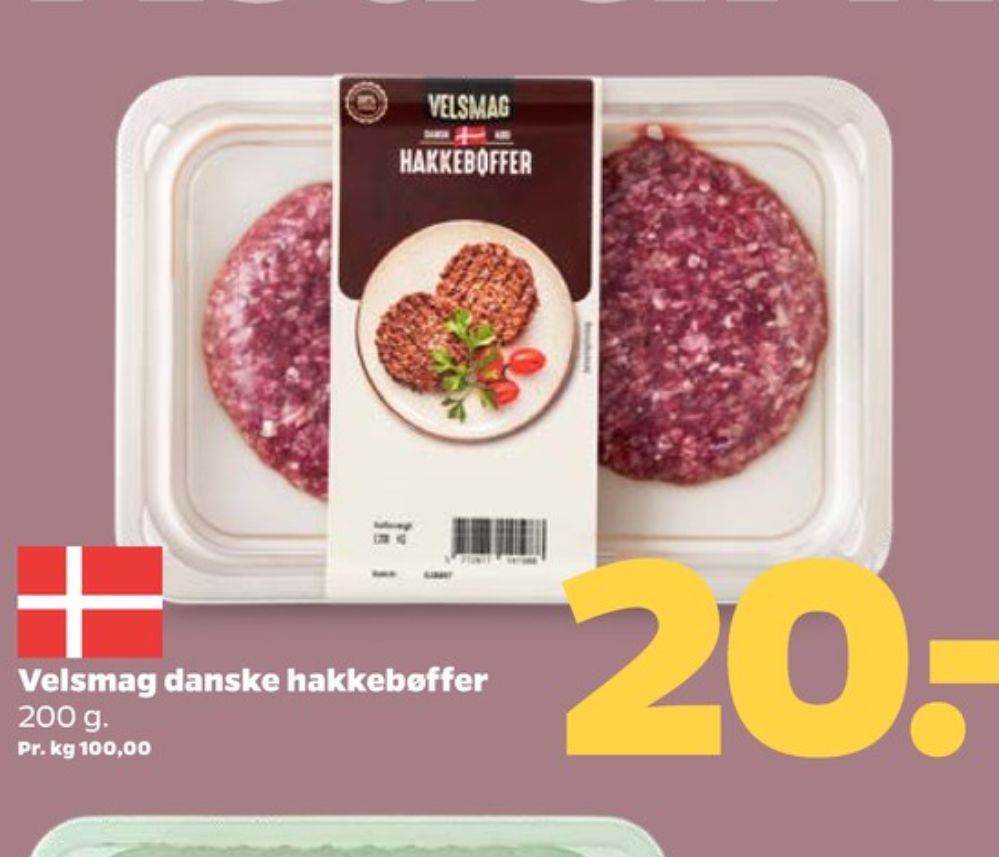 Velsmag, Hakkebøffer