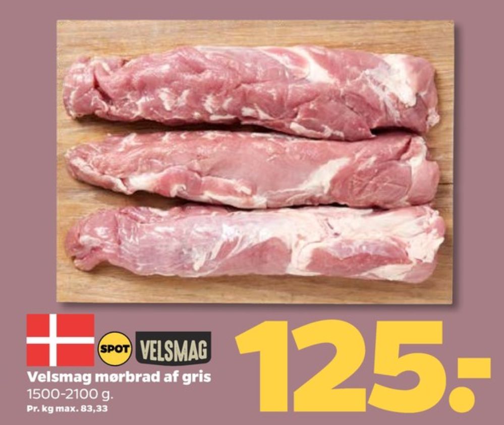 Velsmag, Grisemørbrad