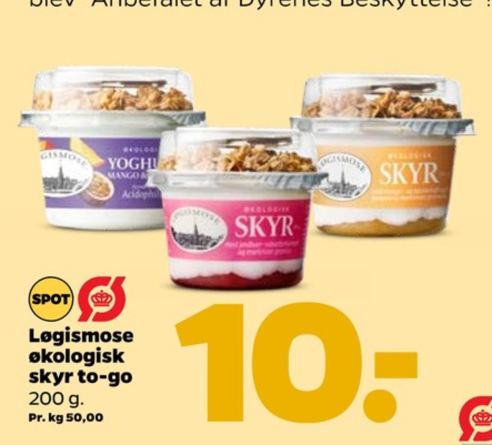 Løgismose, Mango & Passionsfrygt Acidophilus Skyr