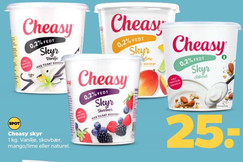 Cheasy, Vanilje Skyr 