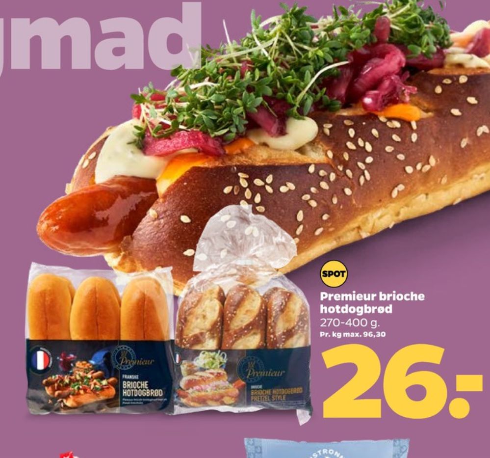 Premieur, Hotdogbrød Brioche Pretzel Style