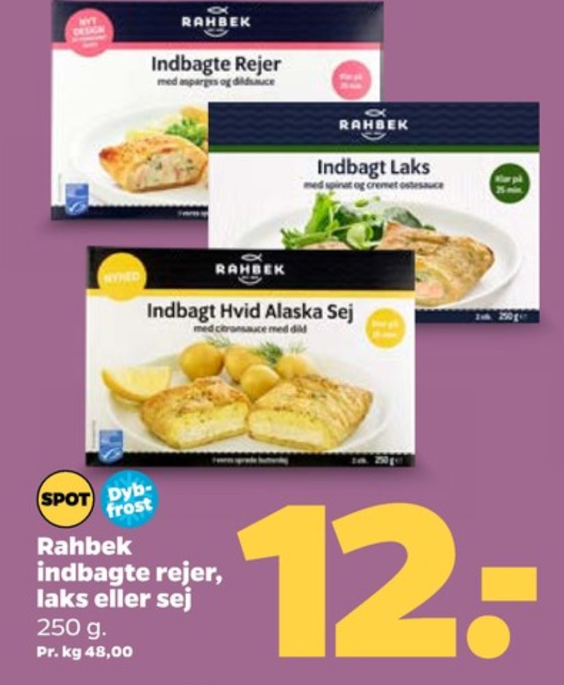 Rahbek, Indbagte Rejer med Asparges og Dildsauce