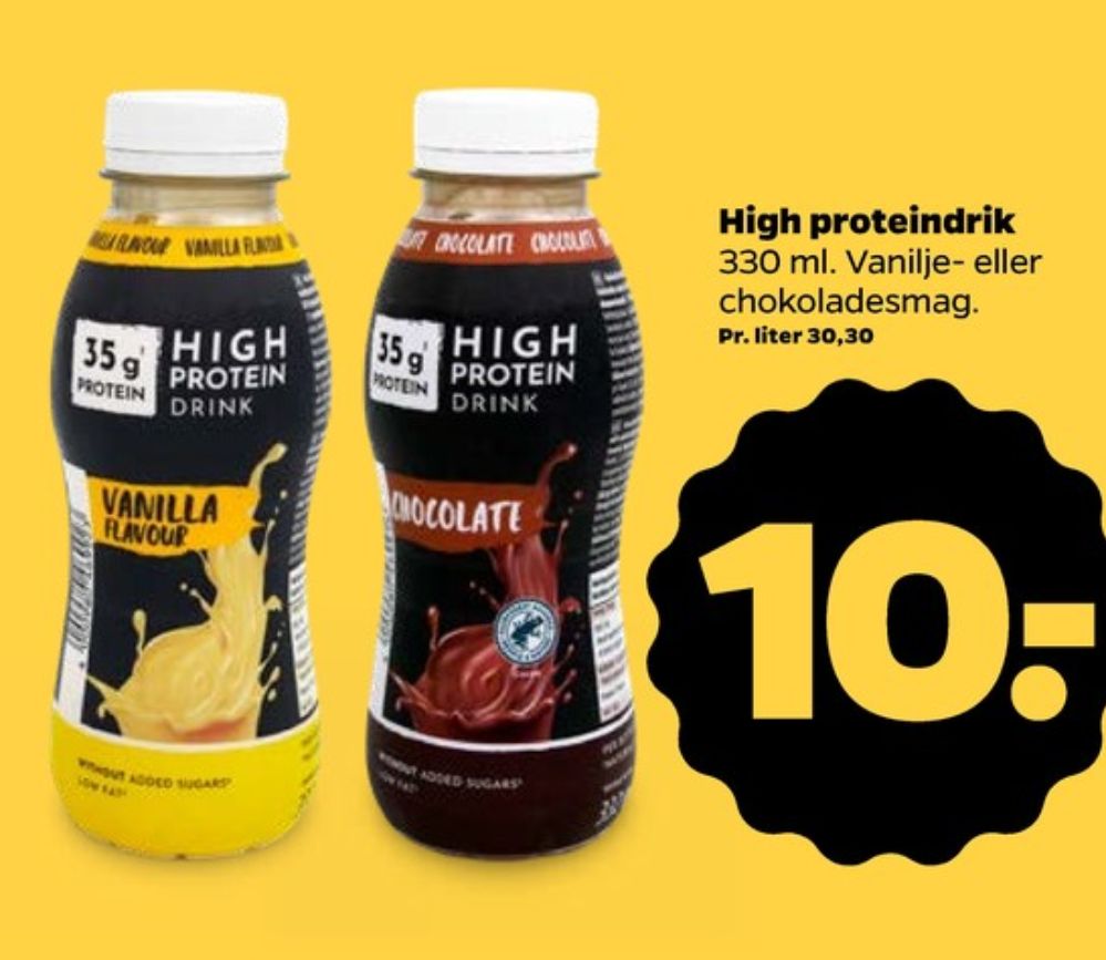 Coffee & Milk High Protein Drink, Vaniljedrik