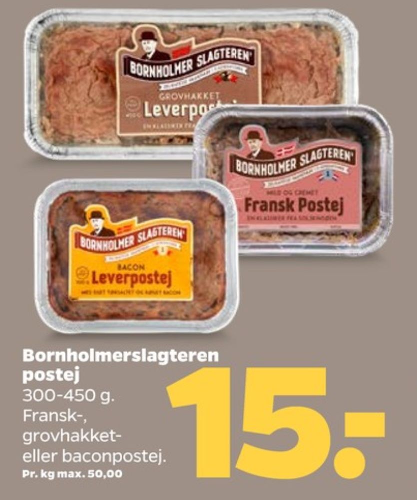 Bornholmer Slagteren Grovhakket, Leverpostej