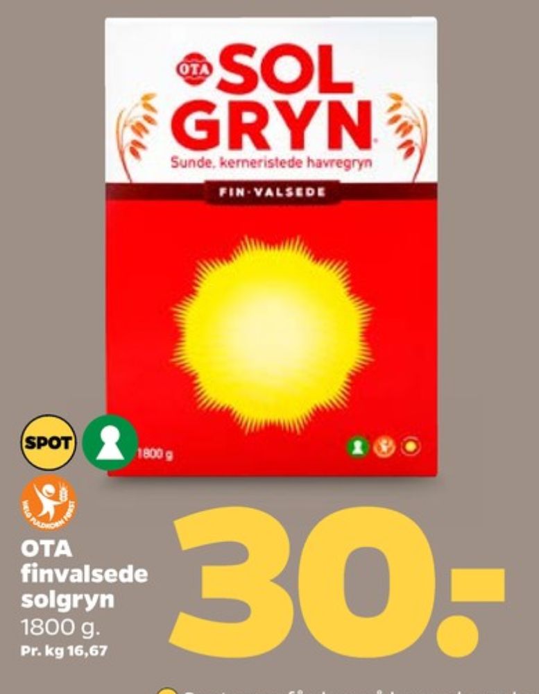 Ota Sol Gryn, Havregryn