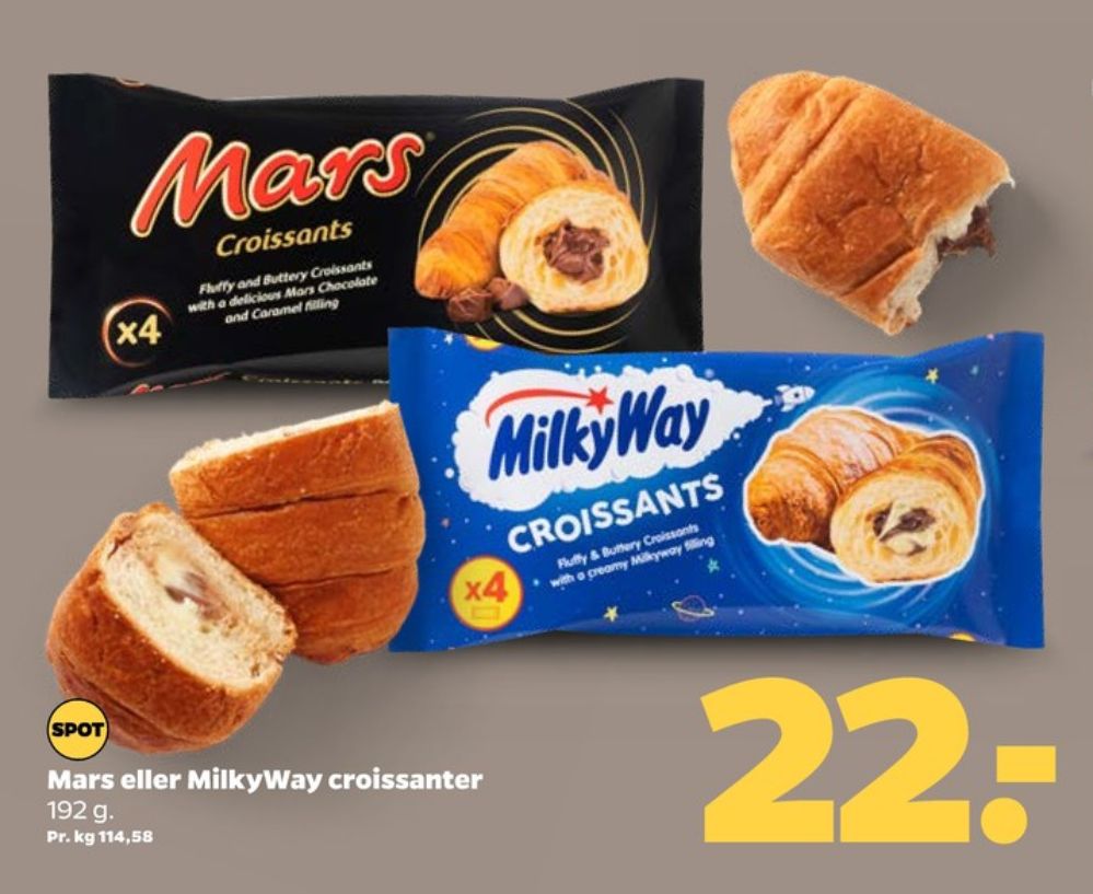 Milky Way, Croissanter