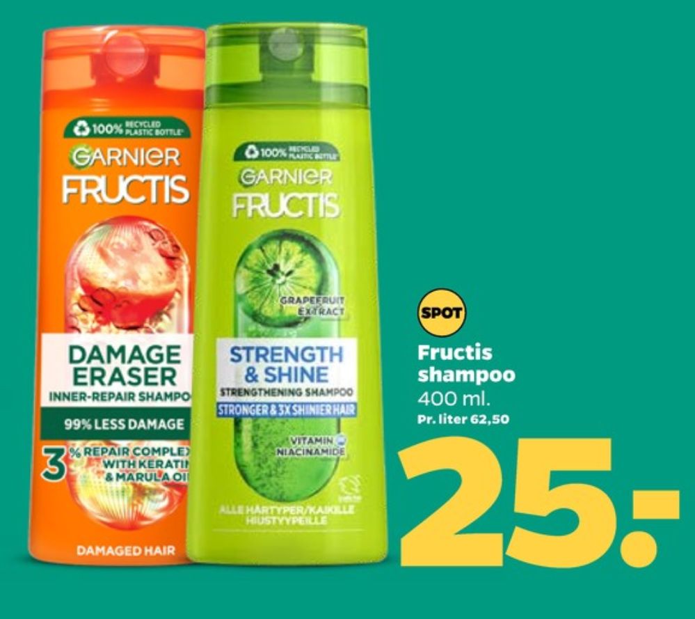 Garnier Fructis, Shampoo
