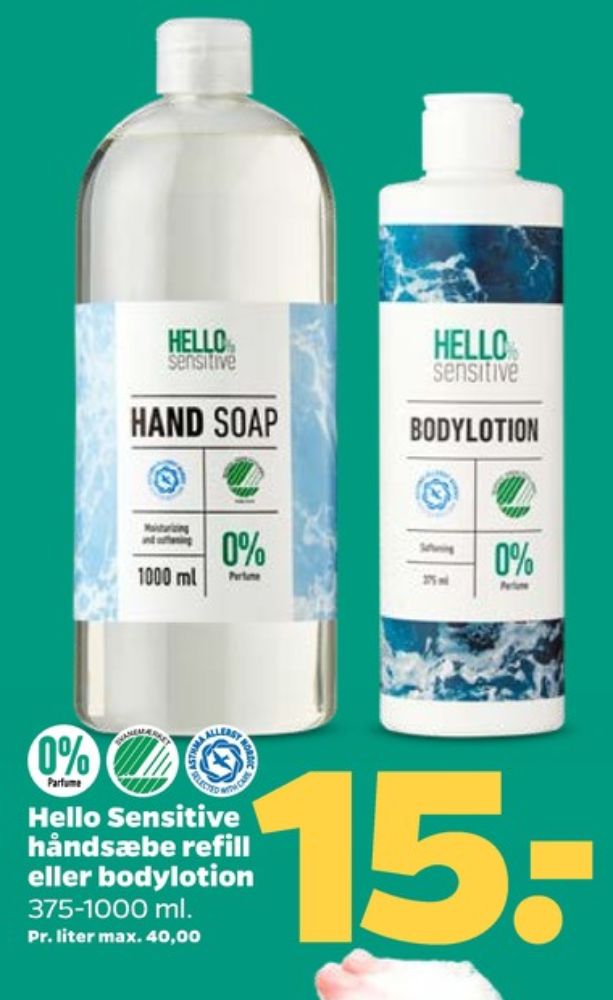 Hello Sensitive, Flydende sæbe